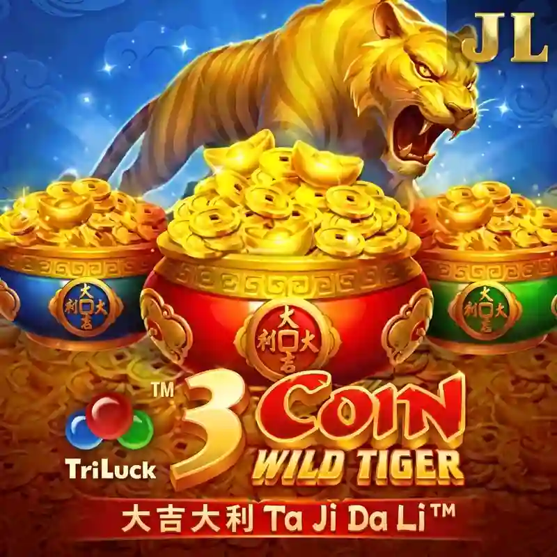 Permainan 3 Coin Wild Tiger Genting Casino Chips
